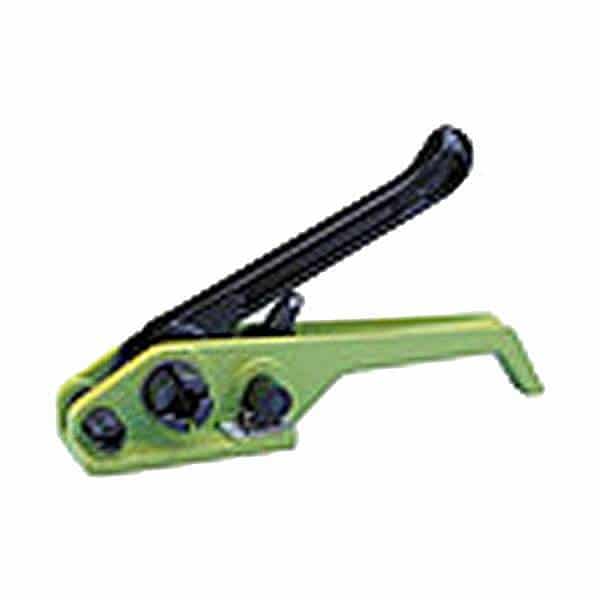 Regular Duty Ratchet Tensioner with cutter is designed to work with Extruded PET strap