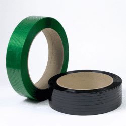 BLACK - '5/8" Green Polyester Strapping - less expensive than steel.